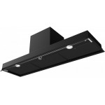 Απορροφητήρας εντοιχιζόμενος απλός 120cm 250 W Black FST 1208 BK, χρώμα: Μαύρο Απορροφητήρες εντοιχιζόμενοι