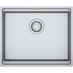 Sink Stainless (Steel) 53x44 material: Inox surface: Brushed free Flushmount 1 bowl Inox, color: Chrome Stainless steel