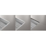 Νεροχύτης ανοξείδωτος 73x44 από inox επιφάνεια: Βουρτσισμένη χωρίς πάγκο ένθετος / υποκαθήμενος, 1 γούρνα, χρώμα: Χρωμέ Ανοξείδωτοι Νεροχύτης ανοξείδωτος 73x44 από inox επιφάνεια: Βουρτσισμένη χωρίς πάγκο ένθετος / υποκαθήμενος, 1 γούρνα, χρώμα: Χρωμέ Ανοξείδωτοι