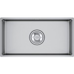 Sink Stainless (Steel) 84x45 material: Inox surface: Brushed free nested / Undermount 1 bowl, color: Chrome Stainless steel