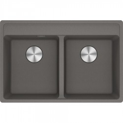 Sink Granite 76x51 free nested 2 cabinet Stone Grey, color: Grey