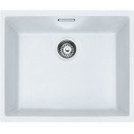 Sink Synthetic 52,5x44 free Undermount 1 bowl Polar White, color: White Synthetic