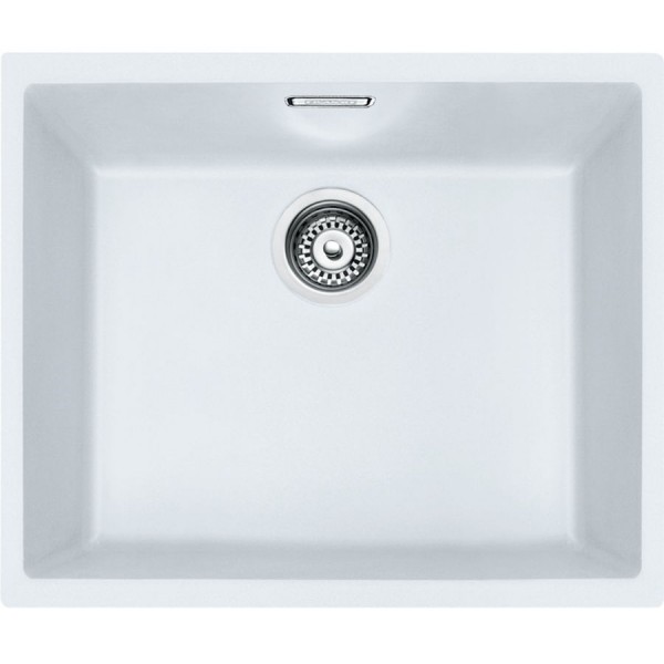 Sink Synthetic 52,5x44 free Undermount 1 bowl Polar White, color: White Synthetic