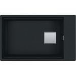 Sink Granite 76x46 free Undermount 1 bowl Matte Black, color: Black Granite Sink Granite 76x46 free Undermount 1 bowl Matte Black, color: Black Granite