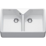 Sink Ceramic 79,3x48,9 surface: Glossy free nested 2 cabinet Fraceram, color: White Ceramic