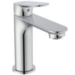 Wash basin tap Deck-mounted material: Brass mixer With push-open waste set Μ size Υ15,4cm, color: Chrome surface: Glossy Deck-mounted Wash basin tap Deck-mounted material: Brass mixer With push-open waste set Μ size Υ15,4cm, color: Chrome surface: Glossy Deck-mounted
