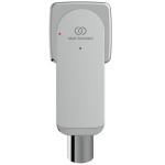 Bidet mixer material: Brass with click-clack waste set, color: Chrome surface: Glossy Deck-mounted