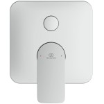 Shower tap Wall-mounted concealed - complete set 2 way material: Brass mixer With plate without hand shower, hose and holder KIT1+KIT2, color: Chrome surface: Glossy Wall-mounted - external part Shower tap Wall-mounted concealed - complete set 2 way material: Brass mixer With plate without hand shower, hose and holder KIT1+KIT2, color: Chrome surface: Glossy Wall-mounted - external part