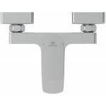 Bathtub tap Wall-mounted exposed material: Brass without hand shower, hose and holder mixer, color: Chrome surface: Glossy Wall-mouned exposed Bathtub tap Wall-mounted exposed material: Brass without hand shower, hose and holder mixer, color: Chrome surface: Glossy Wall-mouned exposed