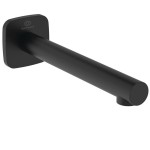 Spout (Nozzle) 21cm Wall-mounted 21cm, Silk black material: Brass, color: Black surface: Matt Bath spouts Spout (Nozzle) 21cm Wall-mounted 21cm, Silk black material: Brass, color: Black surface: Matt Bath spouts