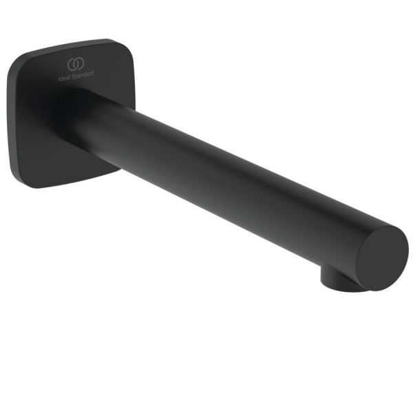 Spout (Nozzle) 21cm Wall-mounted 21cm, Silk black material: Brass, color: Black surface: Matt Bath spouts Spout (Nozzle) 21cm Wall-mounted 21cm, Silk black material: Brass, color: Black surface: Matt Bath spouts