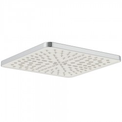 Shower head Wall-mounted / Ceiling-mounted 26x26 material: ABS, style: 1 spray, color: Chrome surface: Glossy Overhead showers