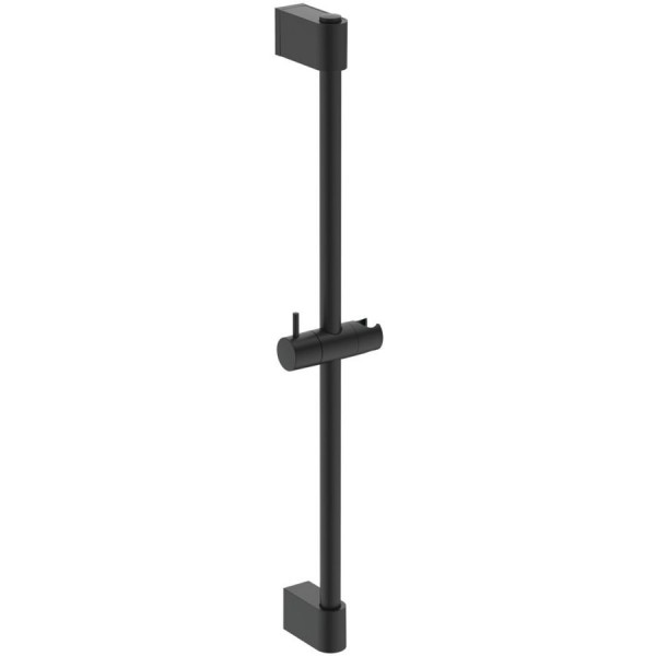 Shower slider rail 64,4cm material: Brass Silk Black Simple, color: Black surface: Matt Shower slider rails Shower slider rail 64,4cm material: Brass Silk Black Simple, color: Black surface: Matt Shower slider rails