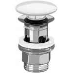 Waste Valve push-open Without overflow material: Porcelain surface: Glossy, color: White Waste overflows