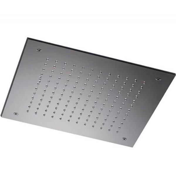 Κεφαλή ντους οροφής 50x50 από ορείχαλκο 1 ροής, χρώμα: Χρωμέ επιφάνεια: Γυαλιστερή Κεφαλές ντους