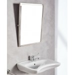 Special needs mirror 50x70 adjustable material: Inox, color: Chrome Accessible mirrors Special needs mirror 50x70 adjustable material: Inox, color: Chrome Accessible mirrors