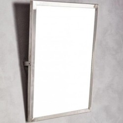 Καθρέπτης ΑΜΕΑ 50x70 από inox ρυθμιζόμενος, χρώμα: Χρωμέ
