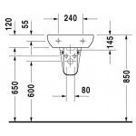 Pedestal Wall-mounted, color: White Pedestals Pedestal Wall-mounted, color: White Pedestals
