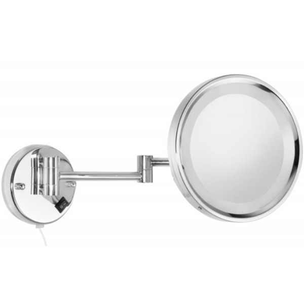 Make up mirror light material: Brass Wall-mounted, color: Chrome surface: Glossy