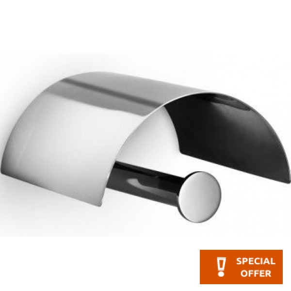 Paper holder with cover material: Brass, color: Chrome surface: Glossy Toilet paper holders Paper holder with cover material: Brass, color: Chrome surface: Glossy Toilet paper holders