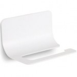 Paper holder no cover material: Aluminum, color: White surface: Matt Toilet paper holders Paper holder no cover material: Aluminum, color: White surface: Matt Toilet paper holders
