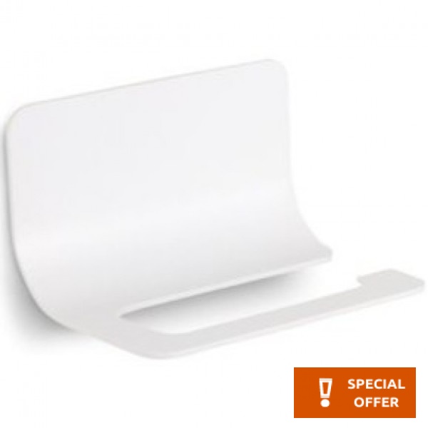 Paper holder no cover material: Aluminum, color: White surface: Matt Toilet paper holders Paper holder no cover material: Aluminum, color: White surface: Matt Toilet paper holders
