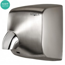 Στεγνωτήρας χεριών 28x28x21cm 2.450W, Stainless Steel Satin Matt από inox επιφάνεια: Σατινέ, χρώμα: Χρωμέ Στεγνωτήρες χεριών