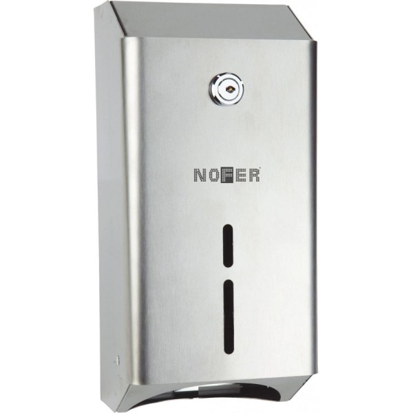 Paper toweling 12,3x10,7x26cm material: Inox, color: Chrome surface: Matt Kleenex dispensers Paper toweling 12,3x10,7x26cm material: Inox, color: Chrome surface: Matt Kleenex dispensers