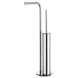 Πιγκάλ-Χαρτοθήκη από inox επιδαπέδιος τύπος 60x30x15cm, χρώμα: Χρωμέ επιφάνεια: Ματ Πιγκάλ