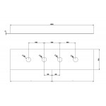 Plate material: Inox, color: Bronze Tap Plates Plate material: Inox, color: Bronze Tap Plates