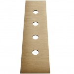 Plate material: Inox, color: Bronze Tap Plates Plate material: Inox, color: Bronze Tap Plates