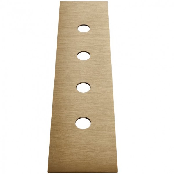Plate material: Inox, color: Bronze Tap Plates Plate material: Inox, color: Bronze Tap Plates