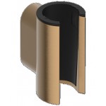Shower holder Fixed material: Brass, color: Bronze surface: Brushed Shower holders