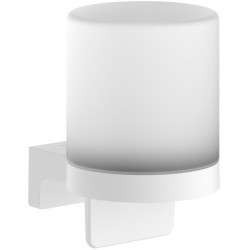 Dispenser material: Brass Wall-mounted, color: White surface: Matt Soap dispensers
