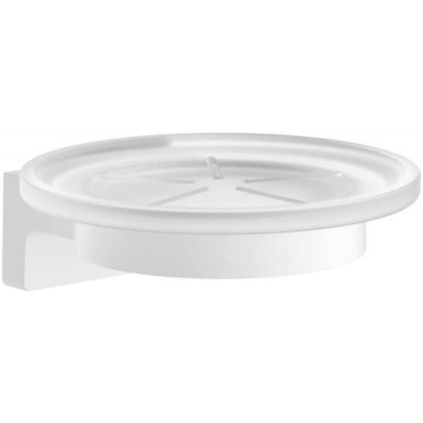 Soap material: Brass Wall-mounted, color: White surface: Matt Soap holders Soap material: Brass Wall-mounted, color: White surface: Matt Soap holders