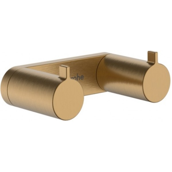 Άγκιστρο από ορείχαλκο διπλό Brushed Bronze, χρώμα: Μπρονζέ επιφάνεια: Βουρτσισμένη Άγκιστρα Άγκιστρο από ορείχαλκο διπλό Brushed Bronze, χρώμα: Μπρονζέ επιφάνεια: Βουρτσισμένη Άγκιστρα