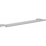 Towel 66,1cm Fixed double material: Brass, color: Chrome surface: Glossy Towel rails