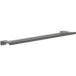 Πετσετοθήκη 66,1cm Brushed Black Chrome σταθερή από ορείχαλκο μονή, χρώμα: Μαύρο επιφάνεια: Βουρτσισμένη
