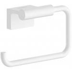 Paper holder no cover material: Brass, color: White surface: Matt Toilet paper holders
