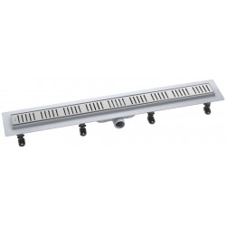 Αυλάκι ντουζιέρας (σχάρα) με κάλυμμα από inox 71x6x7,5, χρώμα: Χρωμέ