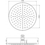 Κεφαλή ντους επίτοιχος τύπος / οροφής 25x25 από inox 1 ροής AISI316, χρώμα: Χρωμέ επιφάνεια: Βουρτσισμένη Κεφαλές ντους Κεφαλή ντους επίτοιχος τύπος / οροφής 25x25 από inox 1 ροής AISI316, χρώμα: Χρωμέ επιφάνεια: Βουρτσισμένη Κεφαλές ντους
