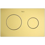 Πλακέτα εντοιχιζόμενου καζανακίου Brushed Brass από ABS διπλής ενέργειας μηχανικά με ντίζα, χρώμα: Χρυσό επιφάνεια: Βουρτσισμένη Πλακέτες Πλακέτα εντοιχιζόμενου καζανακίου Brushed Brass από ABS διπλής ενέργειας μηχανικά με ντίζα, χρώμα: Χρυσό επιφάνεια: Βουρτσισμένη Πλακέτες