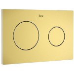 Flush wall plates for concealed cistern dual flush valve material: ABS Mechanical with string, color: Gold surface: Brushed Flush plates Flush wall plates for concealed cistern dual flush valve material: ABS Mechanical with string, color: Gold surface: Brushed Flush plates