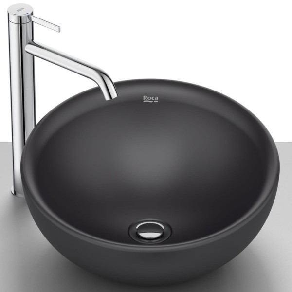 Washbasin Free standing 39x39x17 material: Porcelain Without hole Without overflow, color: Black surface: Matt Free standing Washbasin Free standing 39x39x17 material: Porcelain Without hole Without overflow, color: Black surface: Matt Free standing