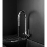 Kitchen tap Deck-mounted material: Brass With Pull-Out Spray 1 jet with water filter, color: Chrome surface: Glossy Deck-mounted Kitchen tap Deck-mounted material: Brass With Pull-Out Spray 1 jet with water filter, color: Chrome surface: Glossy Deck-mounted
