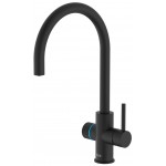 Kitchen tap Deck-mounted material: Brass with water filter, color: Black surface: Matt Deck-mounted Kitchen tap Deck-mounted material: Brass with water filter, color: Black surface: Matt Deck-mounted