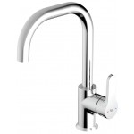 Kitchen tap Deck-mounted material: Brass, color: Chrome surface: Glossy Deck-mounted Kitchen tap Deck-mounted material: Brass, color: Chrome surface: Glossy Deck-mounted