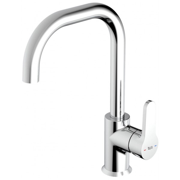 Kitchen tap Deck-mounted material: Brass, color: Chrome surface: Glossy Deck-mounted Kitchen tap Deck-mounted material: Brass, color: Chrome surface: Glossy Deck-mounted