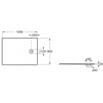 Ντουζιέρα ορθογώνια 120x90x2,9 από συνθετικό με κάλυμμα βαλβίδας, Stonex, χρώμα: Μαύρο επιφάνεια: Ματ Ορθογώνιες Ντουζιέρα ορθογώνια 120x90x2,9 από συνθετικό με κάλυμμα βαλβίδας, Stonex, χρώμα: Μαύρο επιφάνεια: Ματ Ορθογώνιες