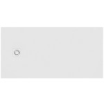 Shower tray Rectangular 120x80x2,9 material: Synthetic, color: White surface: Matt Rectangular